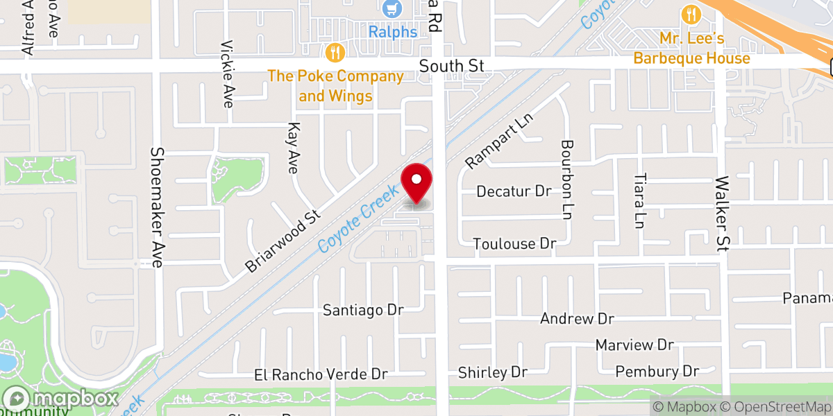 Map showing location of United Christian Faith Fellowship