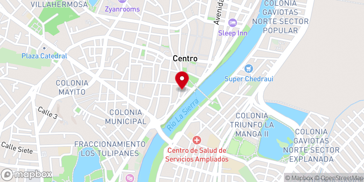 Map showing location of Parroquia de la Inmaculada concepción de Maria