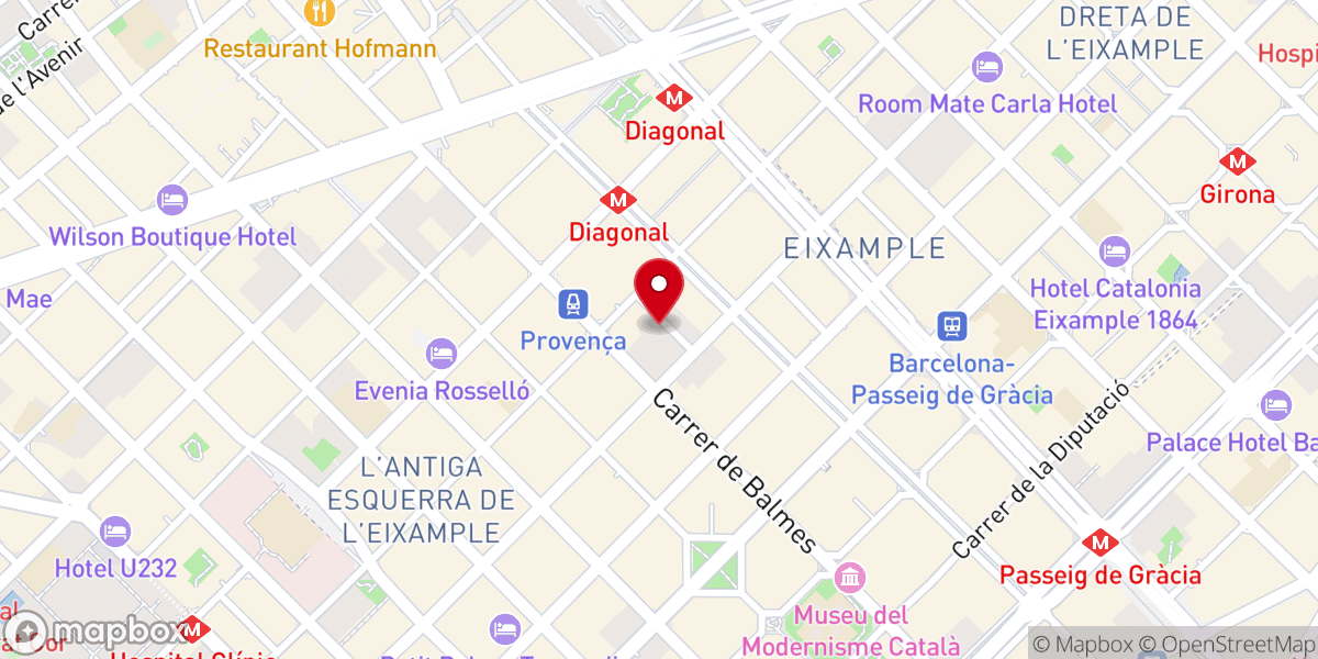 Map showing location of Misioneros Redentoristas