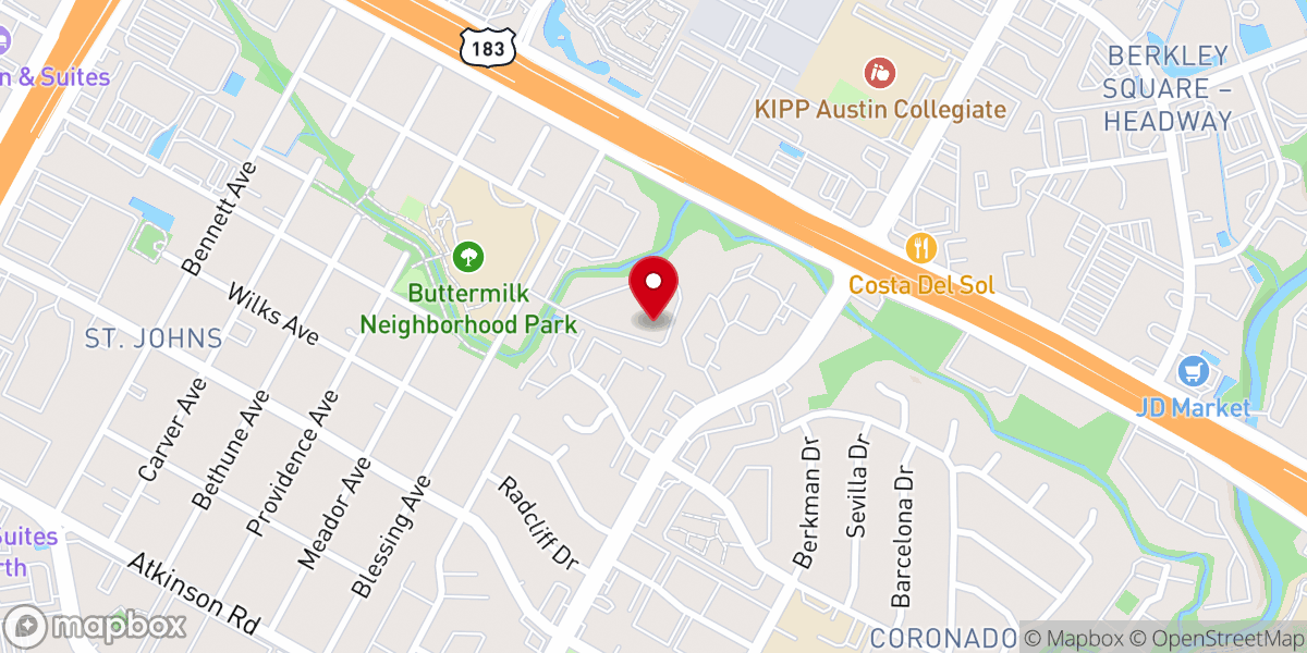 Map showing location of St John Regular Baptist Association
