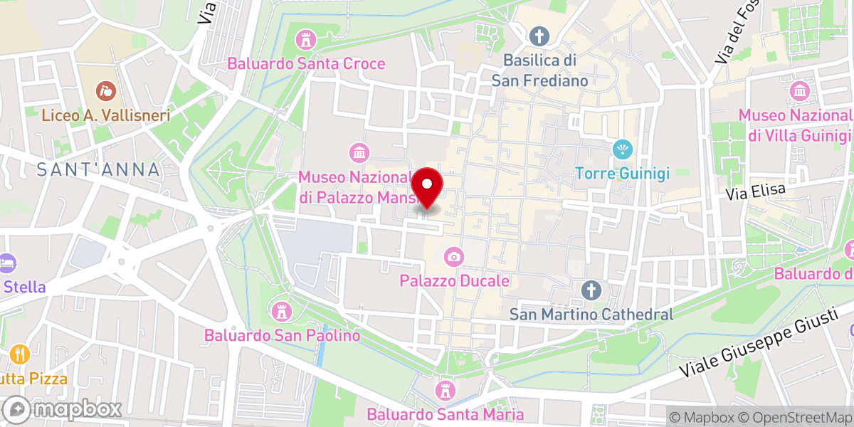 Map showing location of Chiesa di Sant'Alessandro
