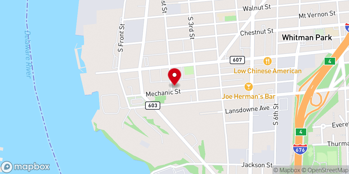 Map showing location of Fresh Oil Missionary Baptist Church