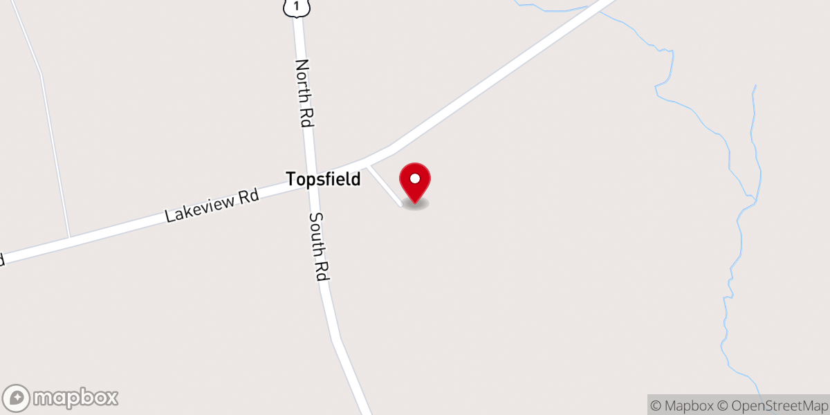 Map showing location of Hillside Free Baptist Fellowship Church