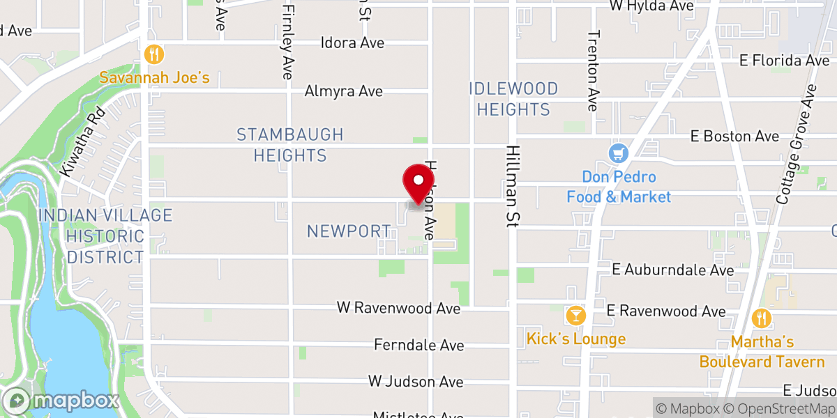 Map showing location of Christian Revival & Discipleship Center - CRDC