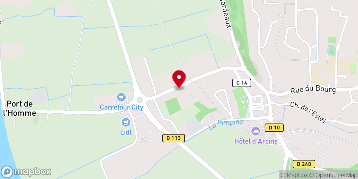 Map showing location of EGLISE PROTESTANTE "parole de vie"
