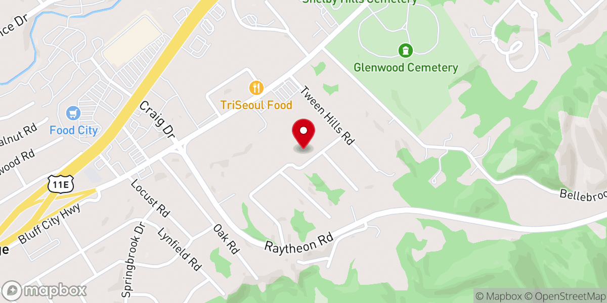 Map showing location of Sunset Village Church