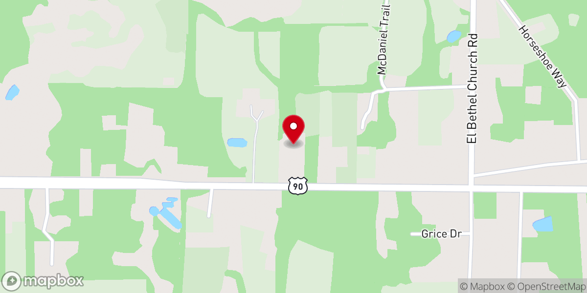 Map showing location of Praise Life Center Church