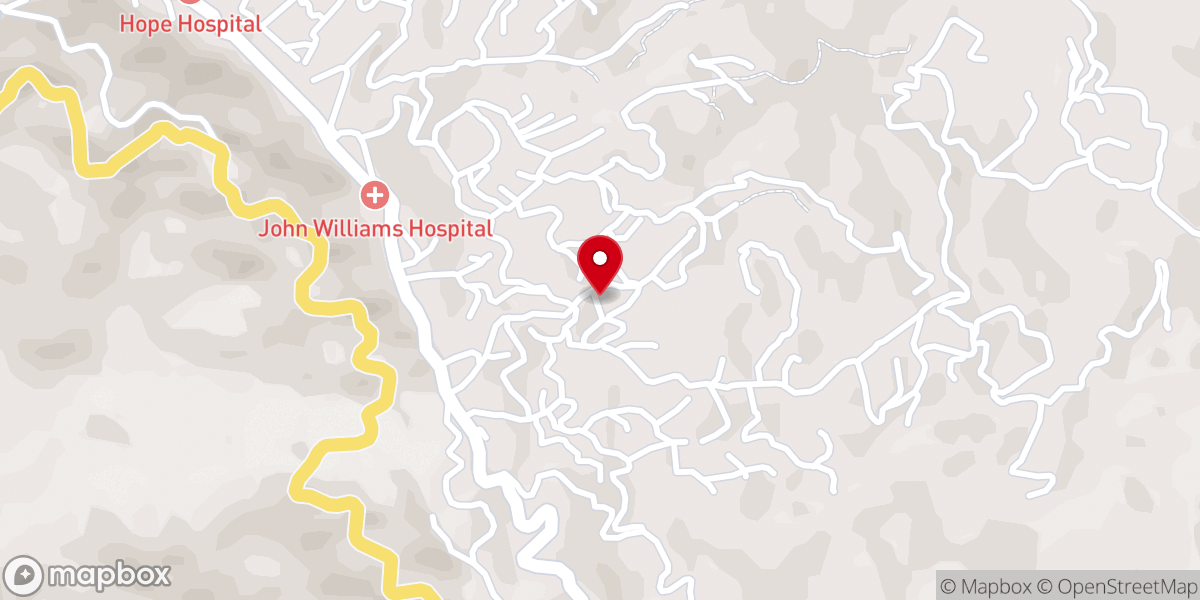Map showing location of UPC (I) Church, Lunglei Ramthar