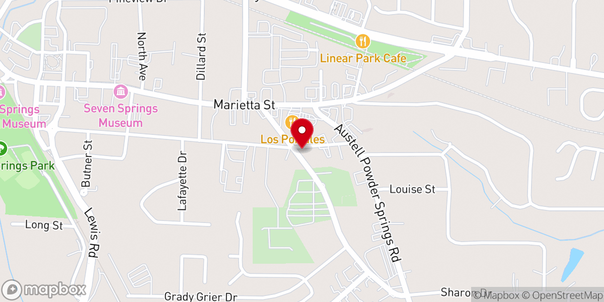 Map showing location of Iglesia Latina Barca de Dios
