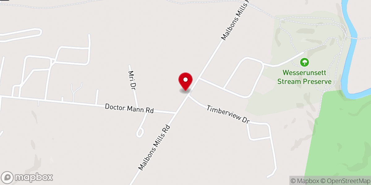 Map showing location of All Saints Episcopal Church