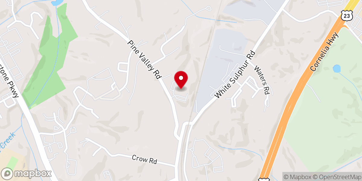 Map showing location of Element Church