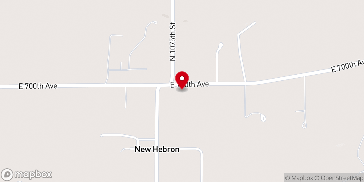 Map showing location of Hebron Road Church Of Christ