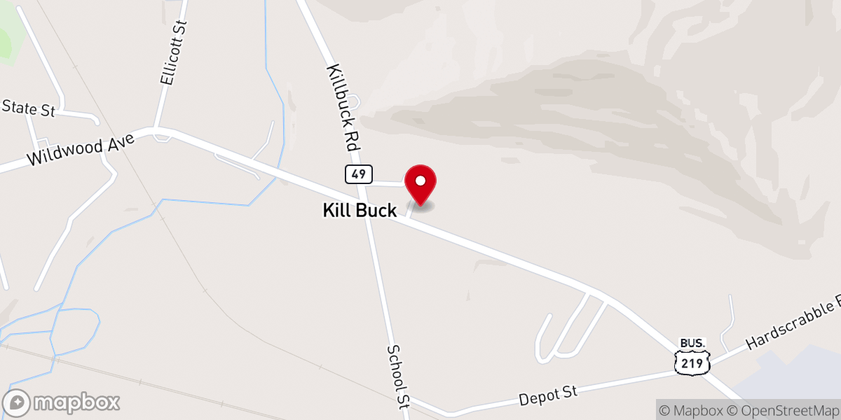 Map showing location of Healing Reigns Fellowship Church