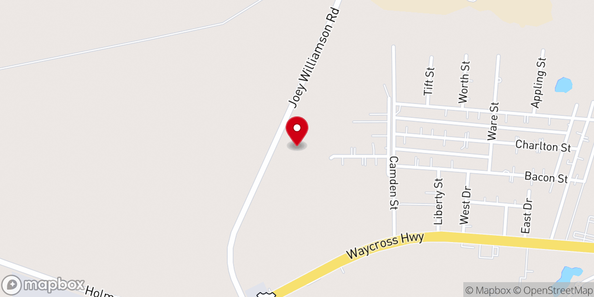 Map showing location of New Life Church