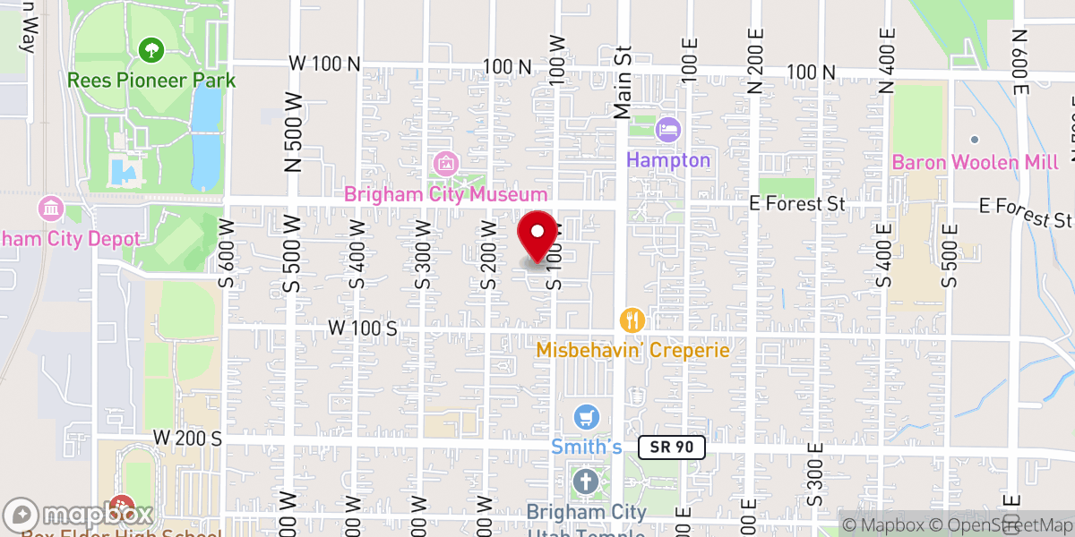 Map showing location of Victory First Assembly of God