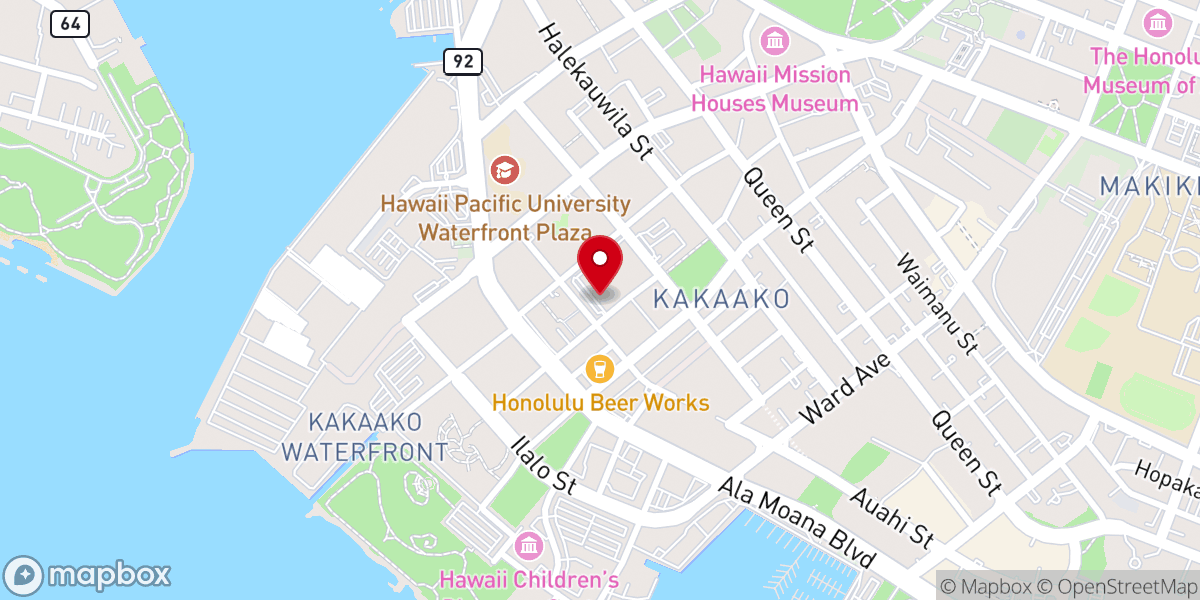Map showing location of One Love Ministries