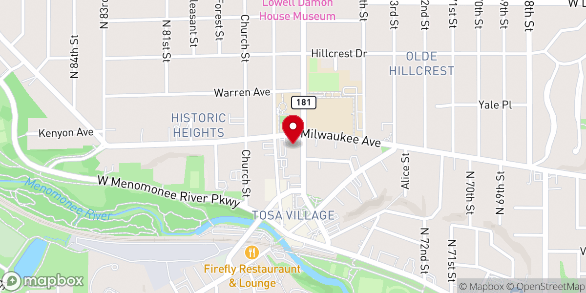 Map showing location of Saint Matthew's ELCA