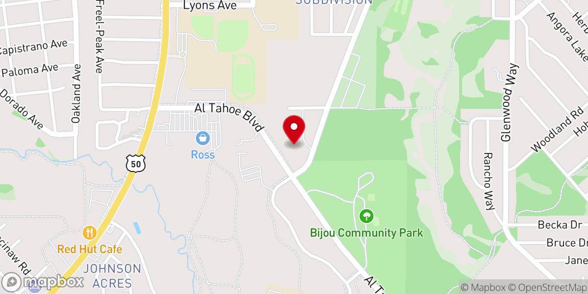Map showing location of Alpenglow Weddings
