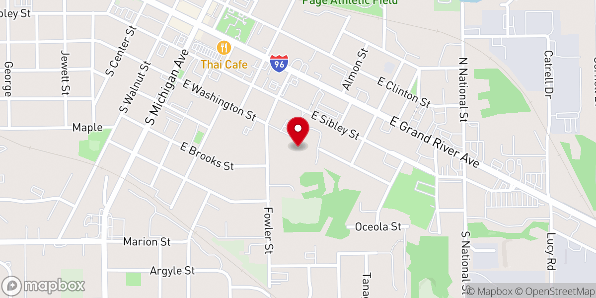 Map showing location of St Joseph Catholic Church