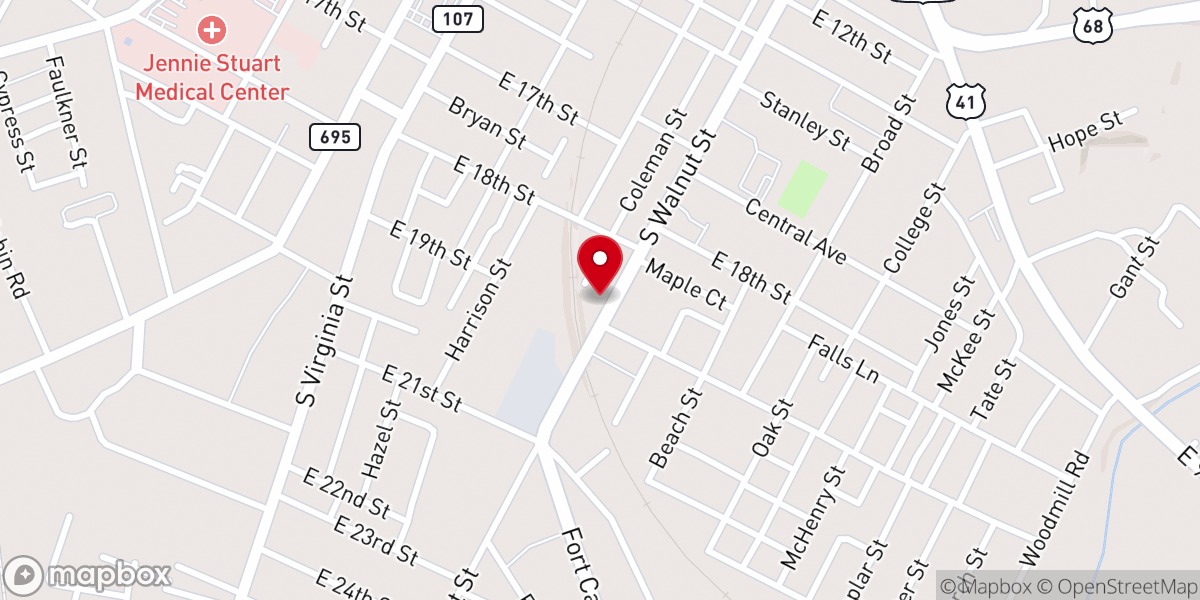 Map showing location of Christ Temple Apostolic Church