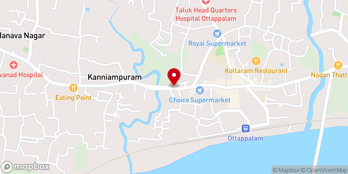 Map showing location of Niskara pallivallayambalam