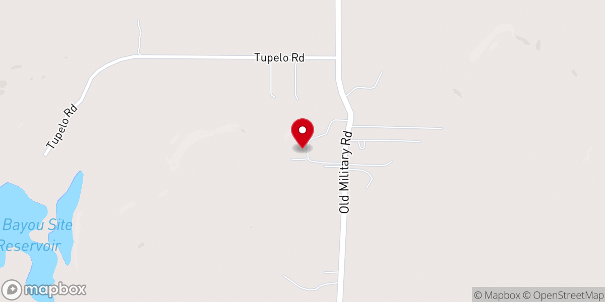 Map showing location of Harvest Church of the Nazarene