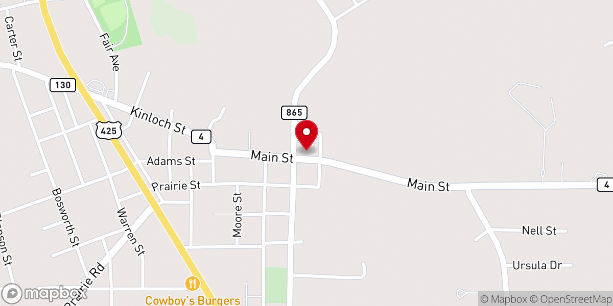 Map showing location of Franklin Parish District Atty