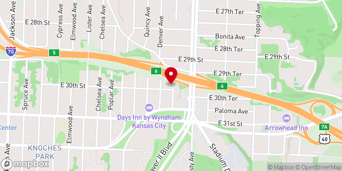 Map showing location of Miracle Valley Ministries