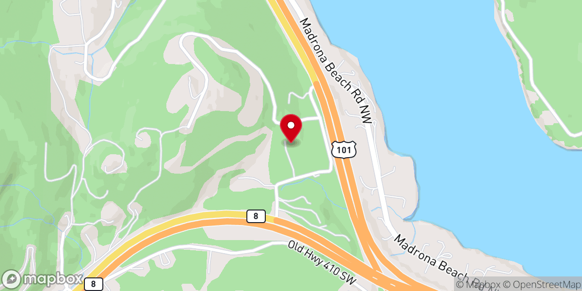 Map showing location of Indian Shaker Church