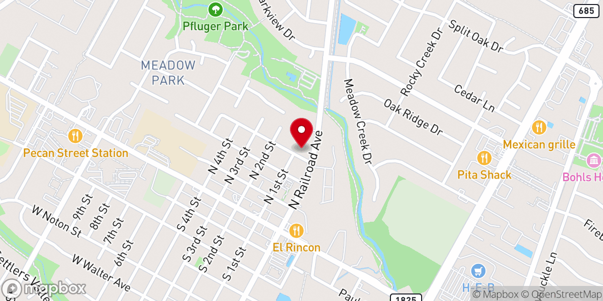 Map showing location of Saint Augustines Anglican Church