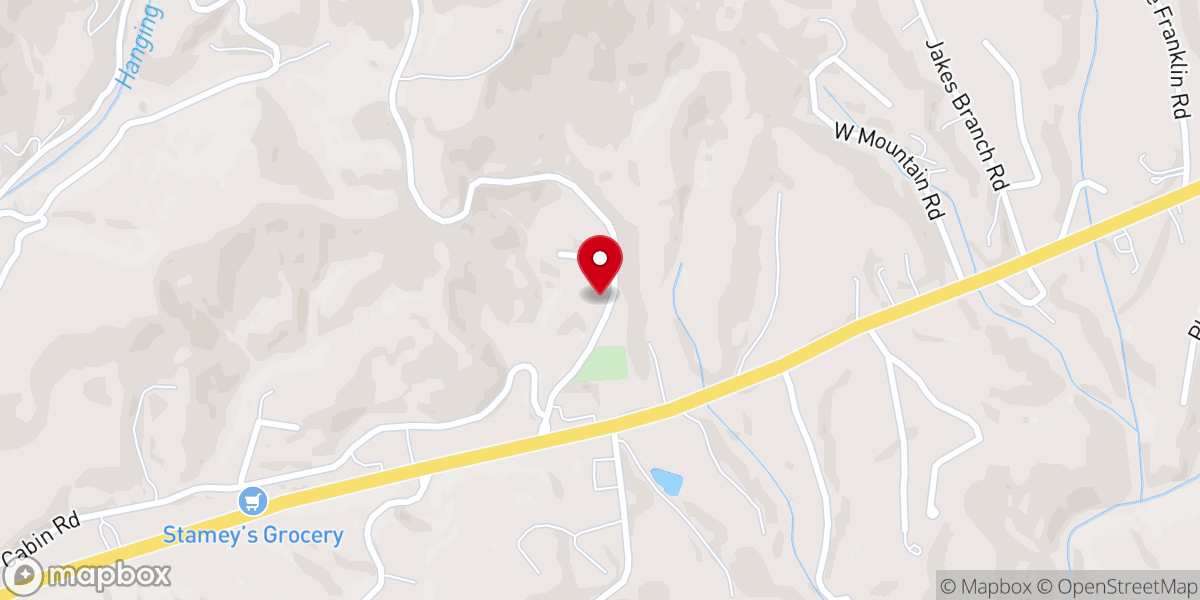Map showing location of Mt Carmel Baptist Church