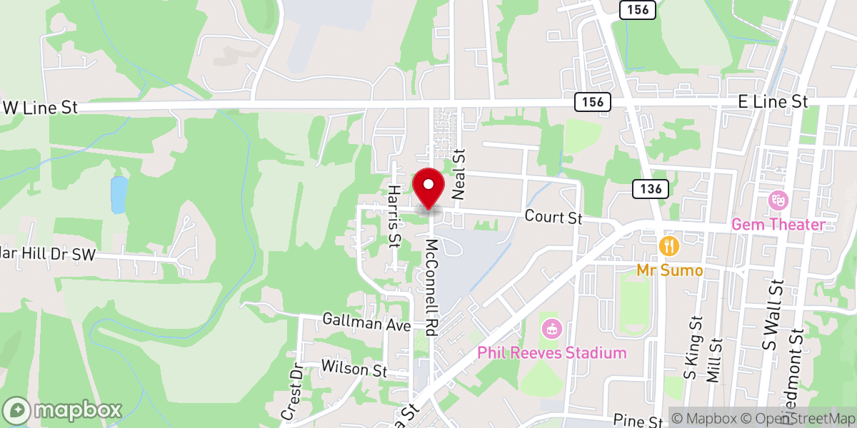 Map showing location of God's Redeeming Love