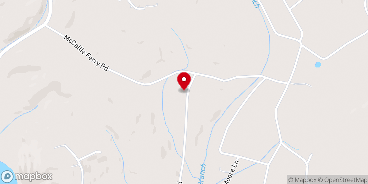 Map showing location of Pleasant Hill AME Zion Church