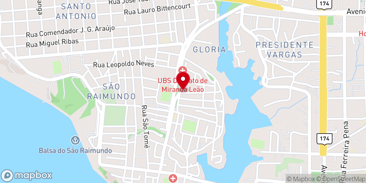 Map showing location of Paróquia Nossa Senhora da Glória