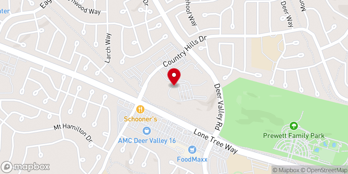 Map showing location of Antioch Seventh-day Adventist Church