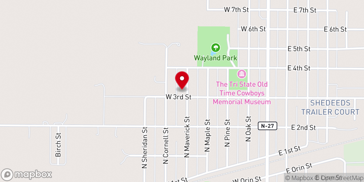 Map showing location of Saint Leo Catholic Church