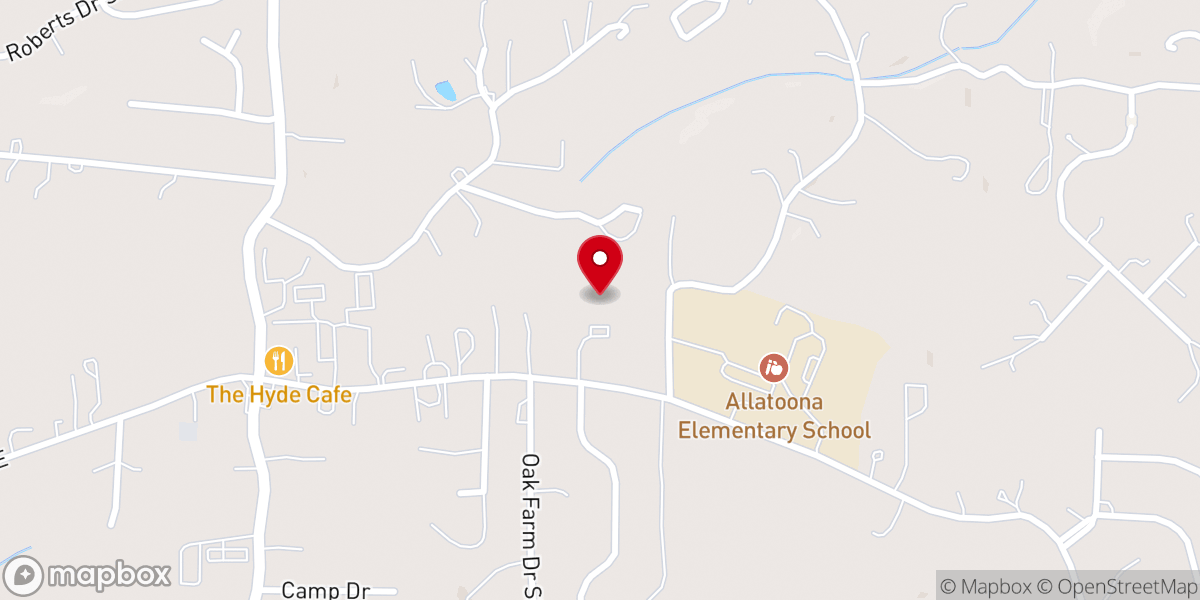 Map showing location of New Life Community Church