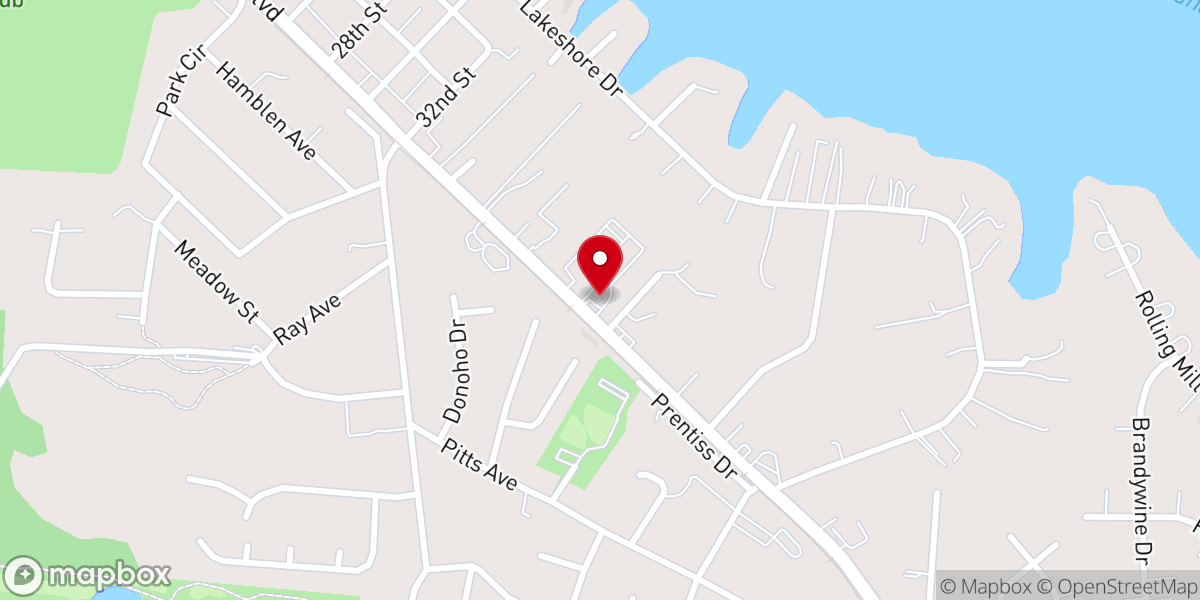 Map showing location of Free Indeed Church
