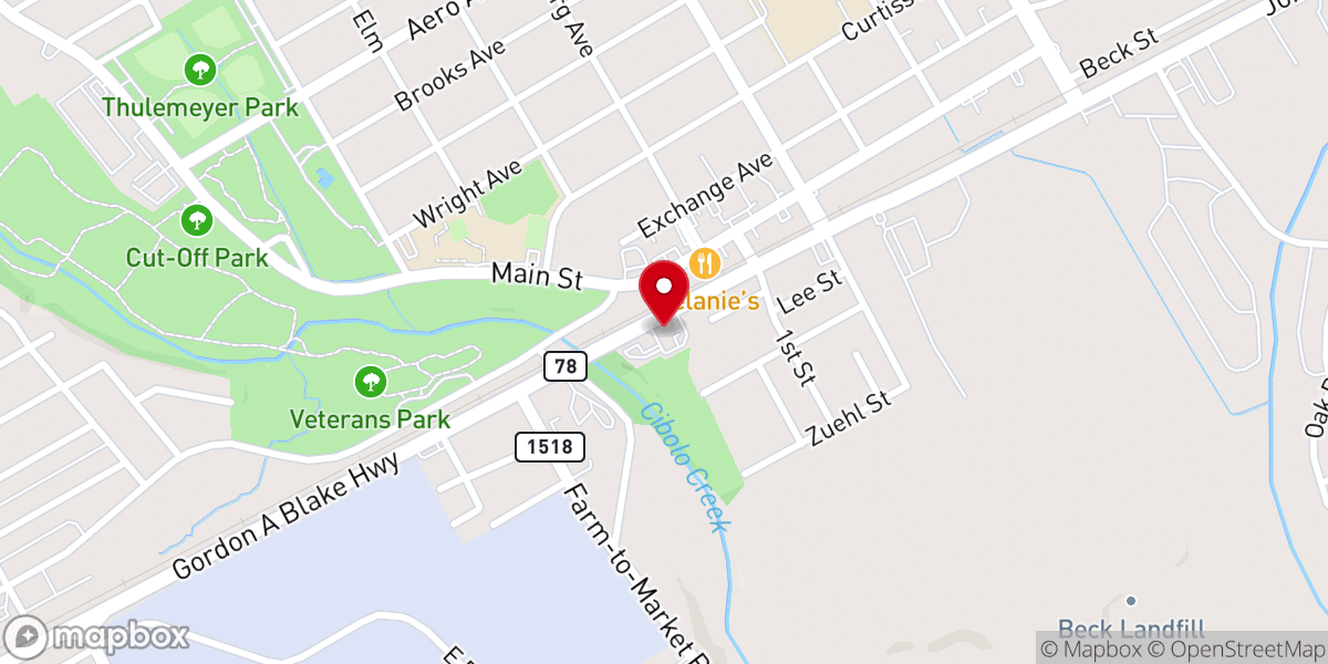 Map showing location of Pentecostal Life Church