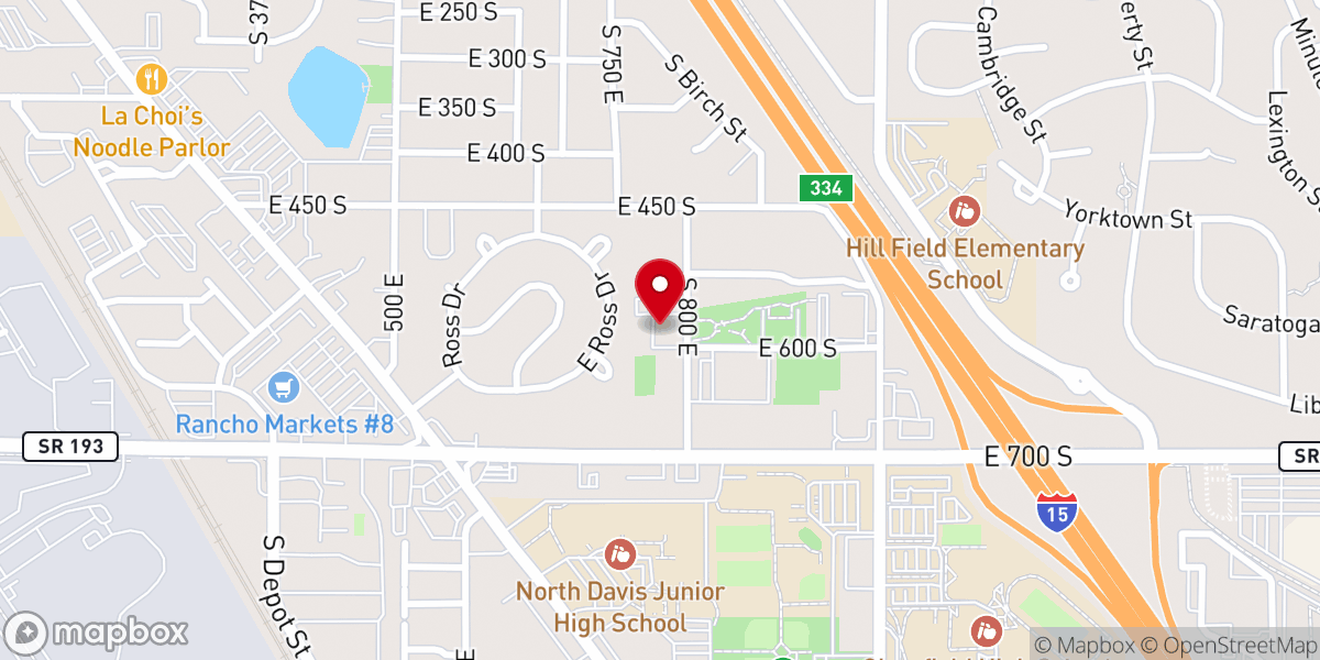 Map showing location of Saint Mary Coptic Orthodox Church
