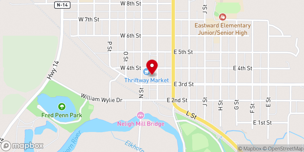 Map showing location of Antelope County News