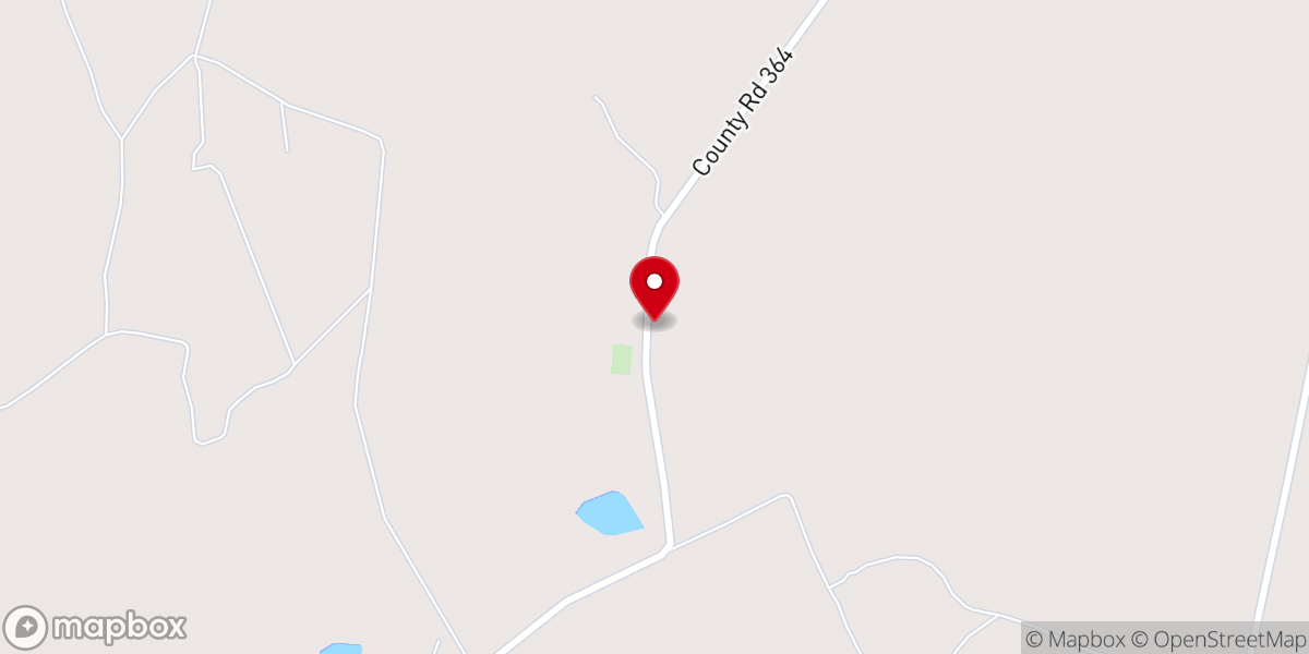 Map showing location of New Bethel Church