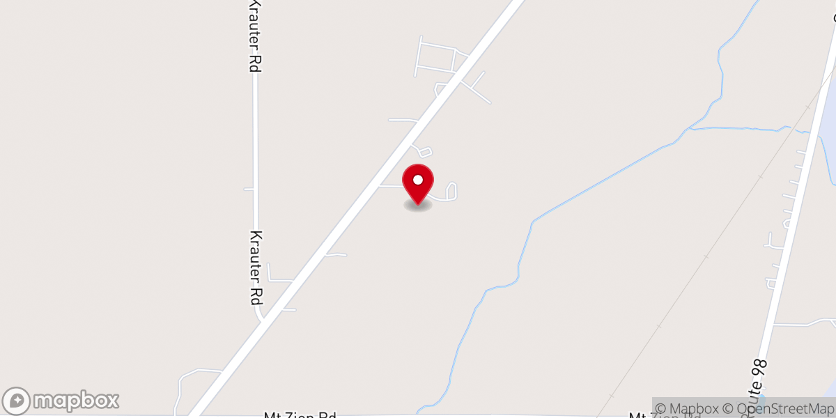 Map showing location of Bucyrus Church of the Nazarene