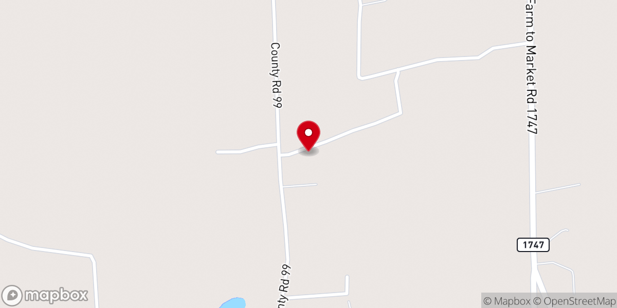 Map showing location of Dixie Community Church