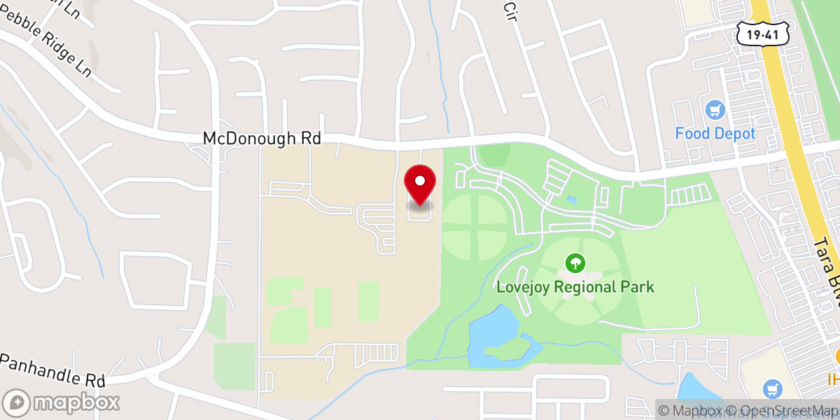 Map showing location of Lovejoy Family Church-The Nzrn