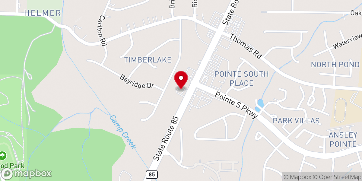 Map showing location of New Day Church of Nazarene, Riverdale Ga