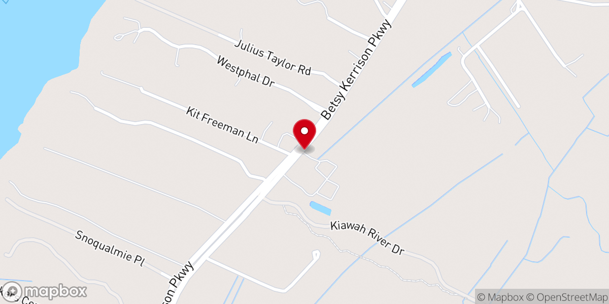 Map showing location of Holy Spirit Catholic Church