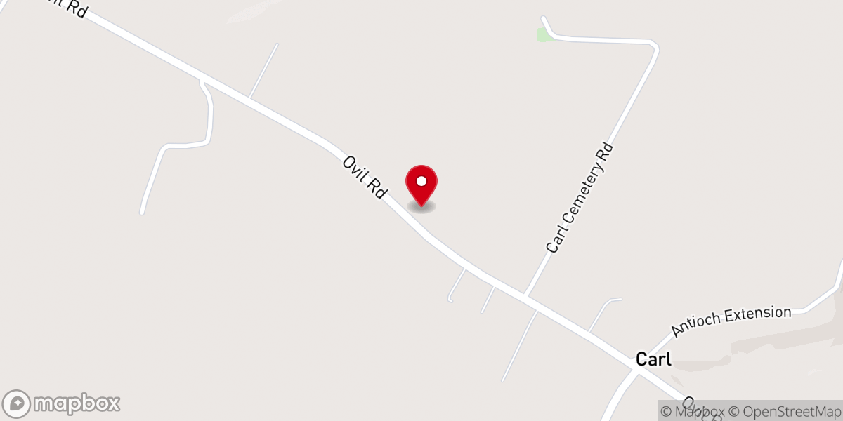 Map showing location of Pleasant Hill Baptist Church