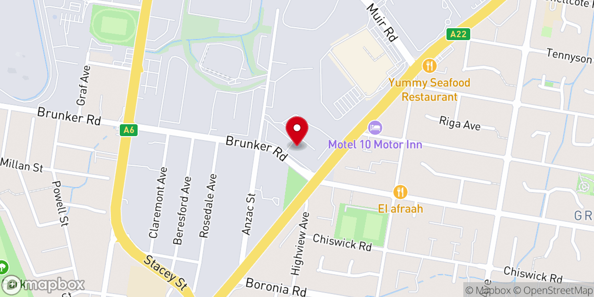 Map showing location of Liberty Hill Christian Centre