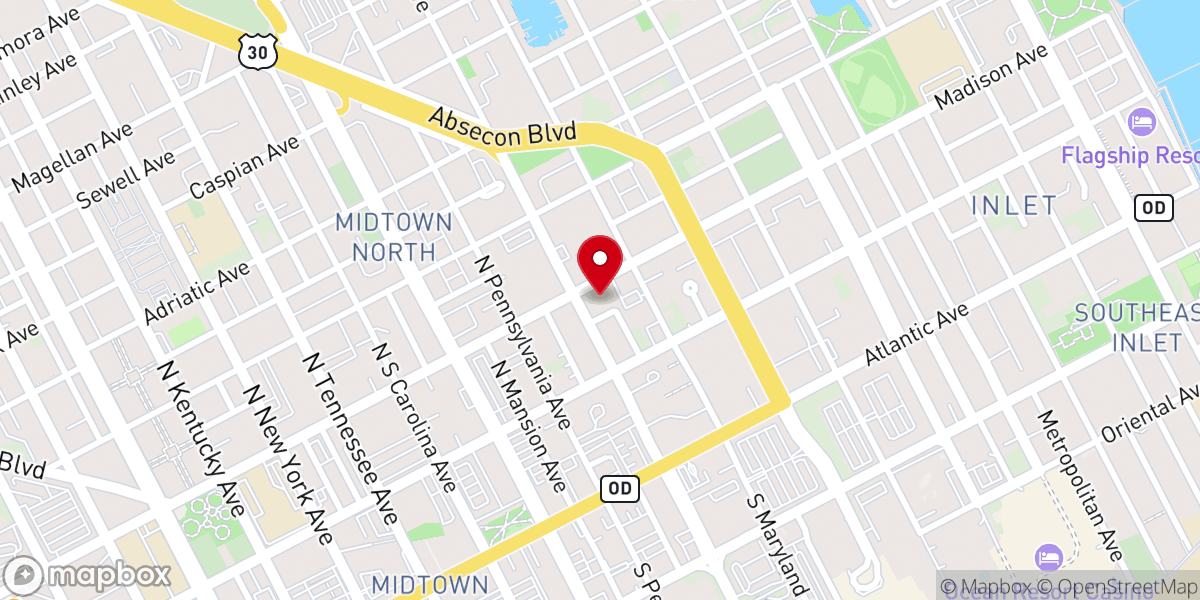 Map showing location of Resurrection Ministries